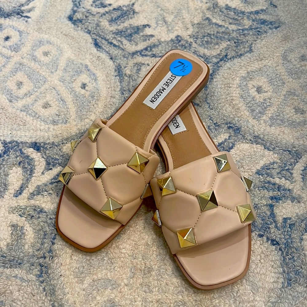 Brand New Steve Madden Slides w/Studs